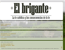 Tablet Screenshot of elbrigante.com